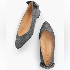 Talbots Edison Bow Lurex Flats